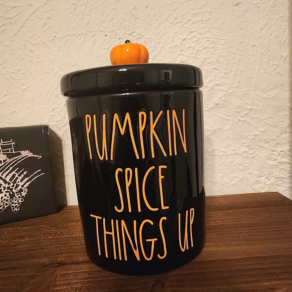 Rae Dunn Pumpkin spice things up jar